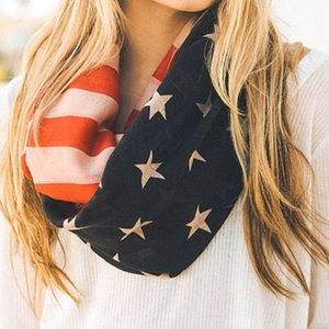 American Flag Infinity Scarf